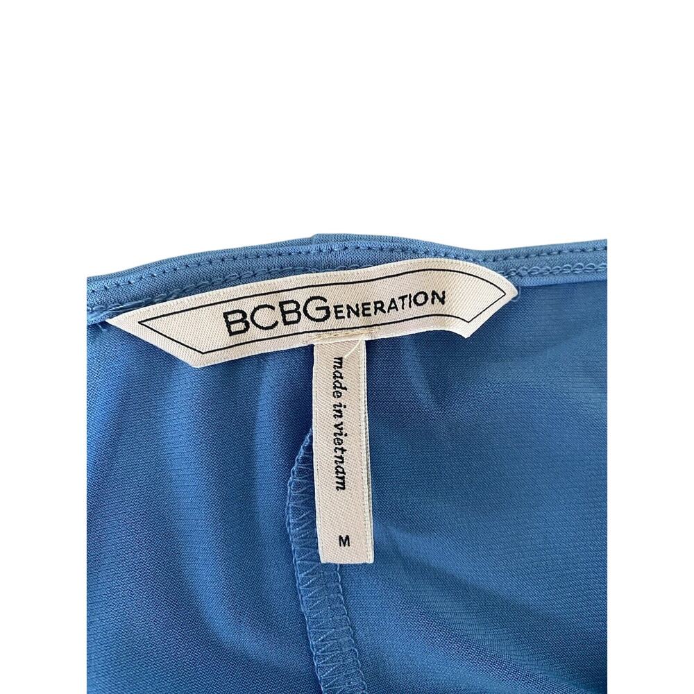 Bcbgeneration Spaghetti Strap Front Slit Belted B… - image 4